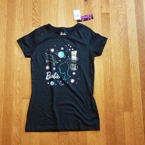 NWT Barbie Officially Licensed TShirt Black Sz Large